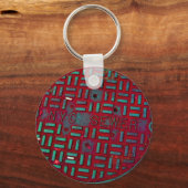 NYC Broadway Street Manhole Cover Schlüsselanhänger (Vorderseite)