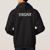Nyc Bronx New York City Nostalgic Look Retro Basic Hoodie (Rückseite)