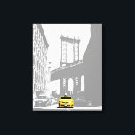 Nyc Brooklyn Bridge Yellow Taxi New York City Leinwanddruck<br><div class="desc">Nyc Brooklyn Bridge Yellow Taxi New York City Pop Art Leinwand Art Print.</div>