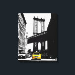 Nyc Brooklyn Bridge Yellow Taxi New York City Leinwanddruck<br><div class="desc">Nyc Brooklyn Bridge Yellow Taxi New York City Pop Art Leinwand Art Print.</div>