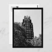 NYC Bryant Park Gebäude Postkarte (Vorne/Hinten)