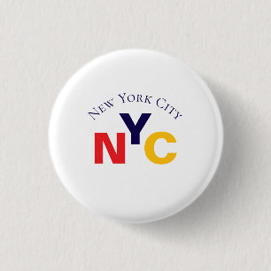 NYC Button - Classic New York City Souvenir