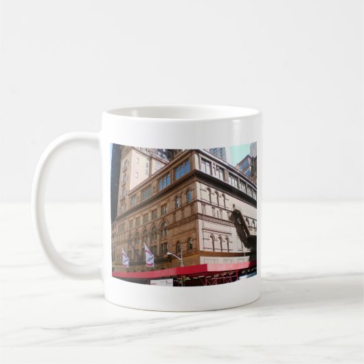 NYC Carnegie Hall Kaffeetasse (Links)