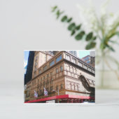 NYC Carnegie Hall Postkarte (Stehend Vorderseite)