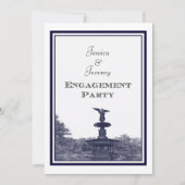 NYC Central Park Bethesda Ft DIY #2 Verlobung Einladung (Vorderseite)