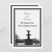 NYC Central Park Bethesda Ft DIY Etch Wedding Einladung (Vorne/Hinten)