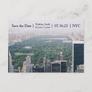 NYC Central Park Foto - 3x5 Save the Date