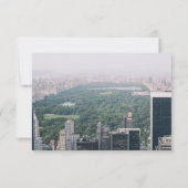 NYC Central Park Foto - 3x5 Save the Date (Rückseite)