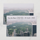 NYC Central Park Foto - 3x5 Save the Date (Vorne/Hinten)