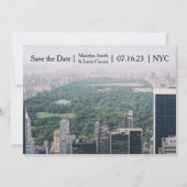 NYC Central Park Foto - Save the Date (Vorderseite)