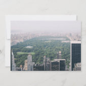 NYC Central Park Foto - Save the Date (Rückseite)