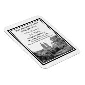 NYC Centrl Pk Lake San Remo Etchd Save the Date Magnet (Rechte Seite)
