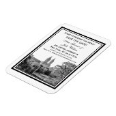 NYC Centrl Pk Lake San Remo Etchd Save the Date Magnet (Linke Seite)