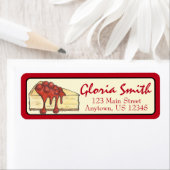 NYC Cherry Cheesecake Slice Dessert Backfood (Insitu)