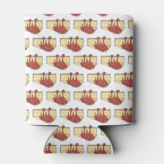 NYC Cherry Cheesecake Slice Dessert Backfood Dosenkühler (Rückseite)