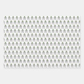 NYC Christmas Brooklyn Bridge Washington Square Geschenkpapier Set (Vorderseite 2)