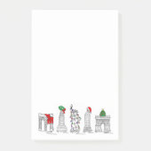 NYC Christmas Xmas Sehenswürdigkeiten Architecture Post-it Klebezettel (Vorderseite)