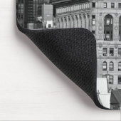 NYC: Chrysler-Gebäude, Rückseite von Flatiron B&W Mousepad (Ecke)