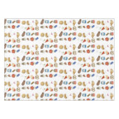 NYC Classic New York City Foods Pretzel Pizza Lox Tischdecke (Vorderseite (Horizontal))