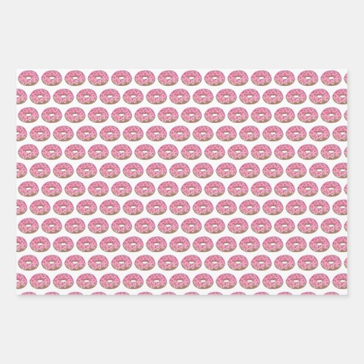 NYC Coffee and Donuts Frühstücksbuffet Doughnut Geschenkpapier Set (Vorderseite 2)