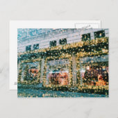 NYC Colorful Glittery Sparkling Landschaftliches F Postkarte (Vorne/Hinten)