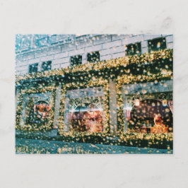 NYC Colorful Glittery Sparkling Landschaftliches F Postkarte