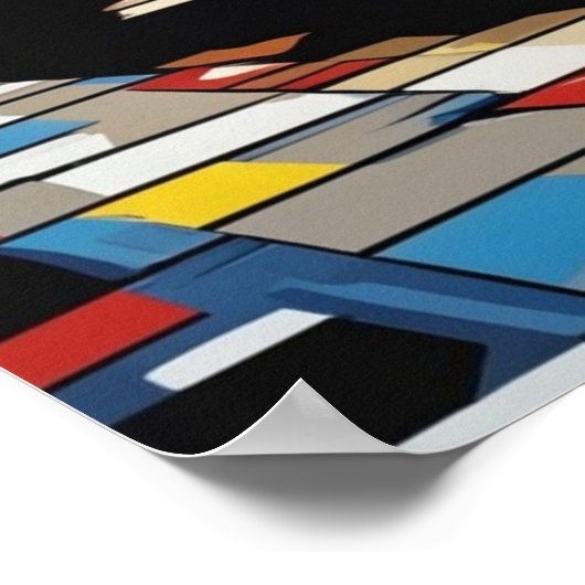 NYC Cool Car Poster (Ecke)