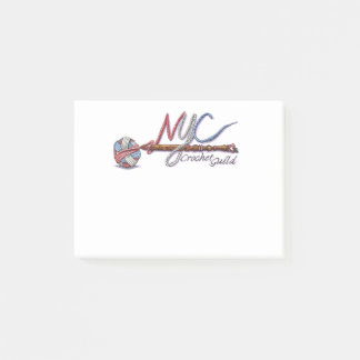 NYC Crochet Guild Notes Post-it Klebezettel