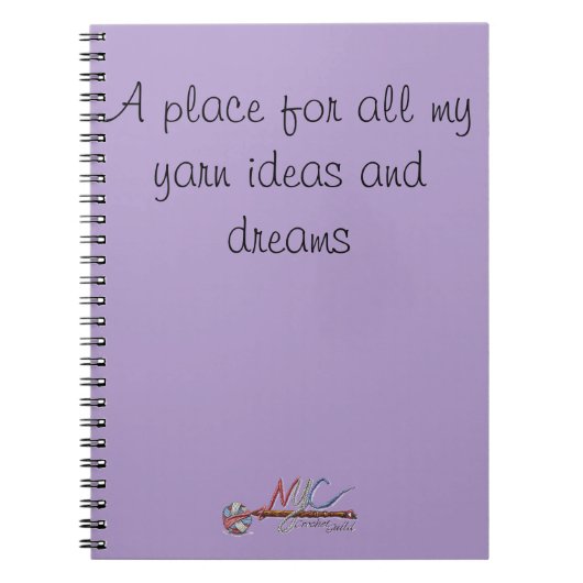 NYC Crochet Guild Offiziell Dreams Notebook Notizblock (Vorderseite)