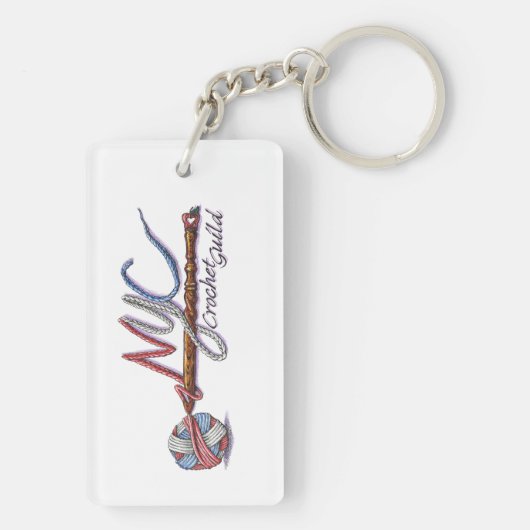 NYC Crochet Guild Schlüsselanhänger (Rückseite)