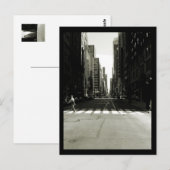 NYC Crosswalk Postkarte (Vorne/Hinten)