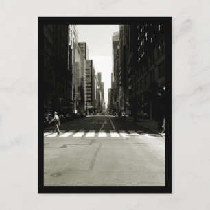 NYC Crosswalk Postkarte