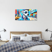NYC DALMATION LEINWANDDRUCK (Insitu (Schlafzimmer))