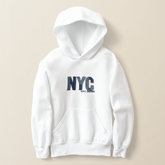 NYC Denim Hoodie (Ablage )