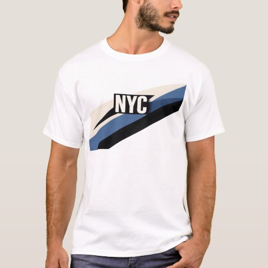 NYC Diagonal Motion T-Shirt (Vorderseite)