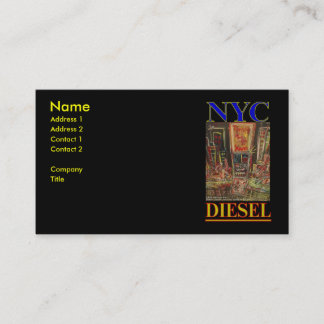 NYC DIESEL VISITENKARTE