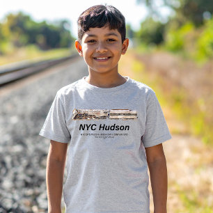 NYC Dreyfuss Hudson-Dampflokomotive. Profil T-Shirt