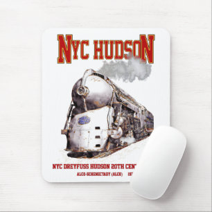 NYC Dreyfuss Hudson-Lokomotive. 20th Century Limit Mousepad