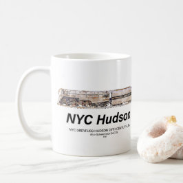 NYC Dreyfuss Hudson Steam Locomotive. Profile Kaffeetasse