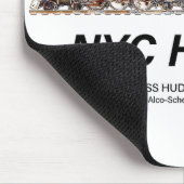 NYC Dreyfuss Hudson Steam Locomotive. Profile Mousepad (Ecke)