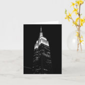 NYC Empire State Gebäude Faltkarte Karte (Gelbe Blume)