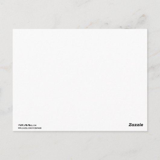 NYC ESB Skyline Silhouette Blu Starry Tischnummer (Rückseite)