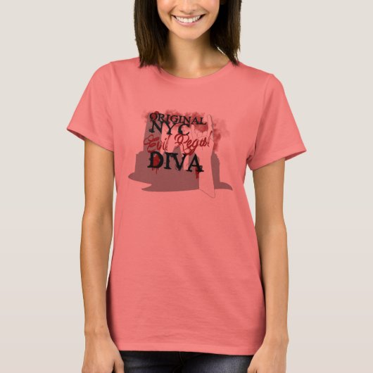 NYC Evil Regal Diva Ringer Shirt - Dana Edition (Vorderseite)