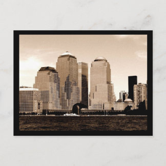 NYC Financial District Postkarte