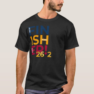 NYC Finisher 26,2   Marathon Runner T-Shirt