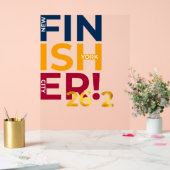 NYC Finisher des Marathons Acrylschild (Hochzeit)