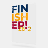 NYC Finisher des Marathons Acrylschild (Winkel)
