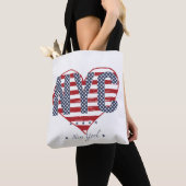 NYC Flagge-Herz Tasche (Von Nahem)