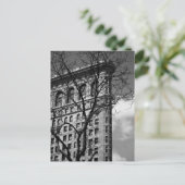 NYC Flat Iron Building Postkarte (Stehend Vorderseite)
