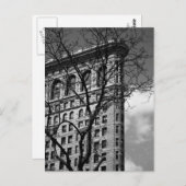 NYC Flat Iron Building Postkarte (Vorne/Hinten)